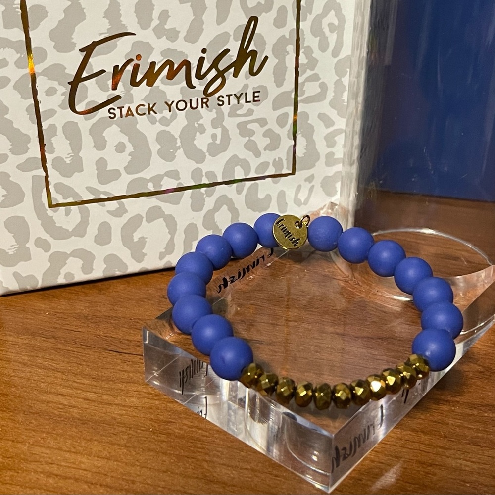 Erimish Blue & Gold Single Bracelet